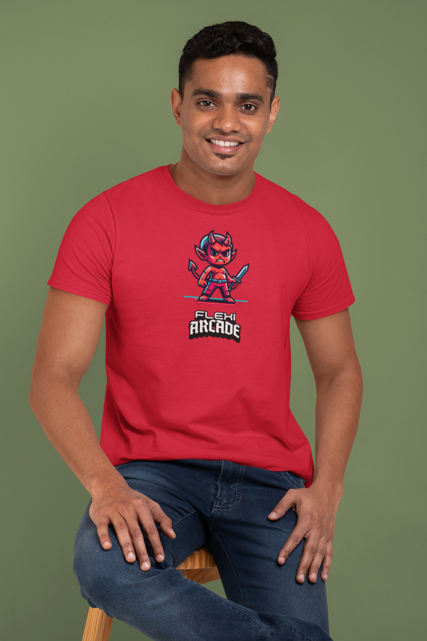 Flexi Arcade: Mini Boss – Flexi Arcade Original - Gamer Tee - Signature Tee