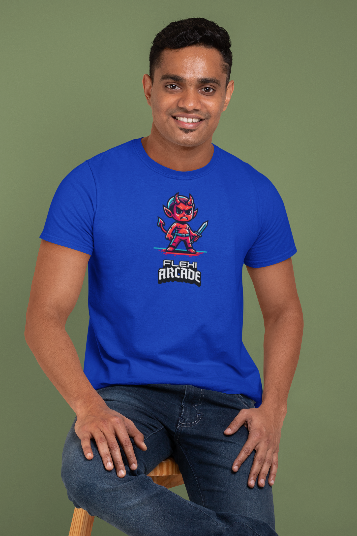 Flexi Arcade: Mini Boss – Flexi Arcade Original - Gamer Tee - Signature Tee