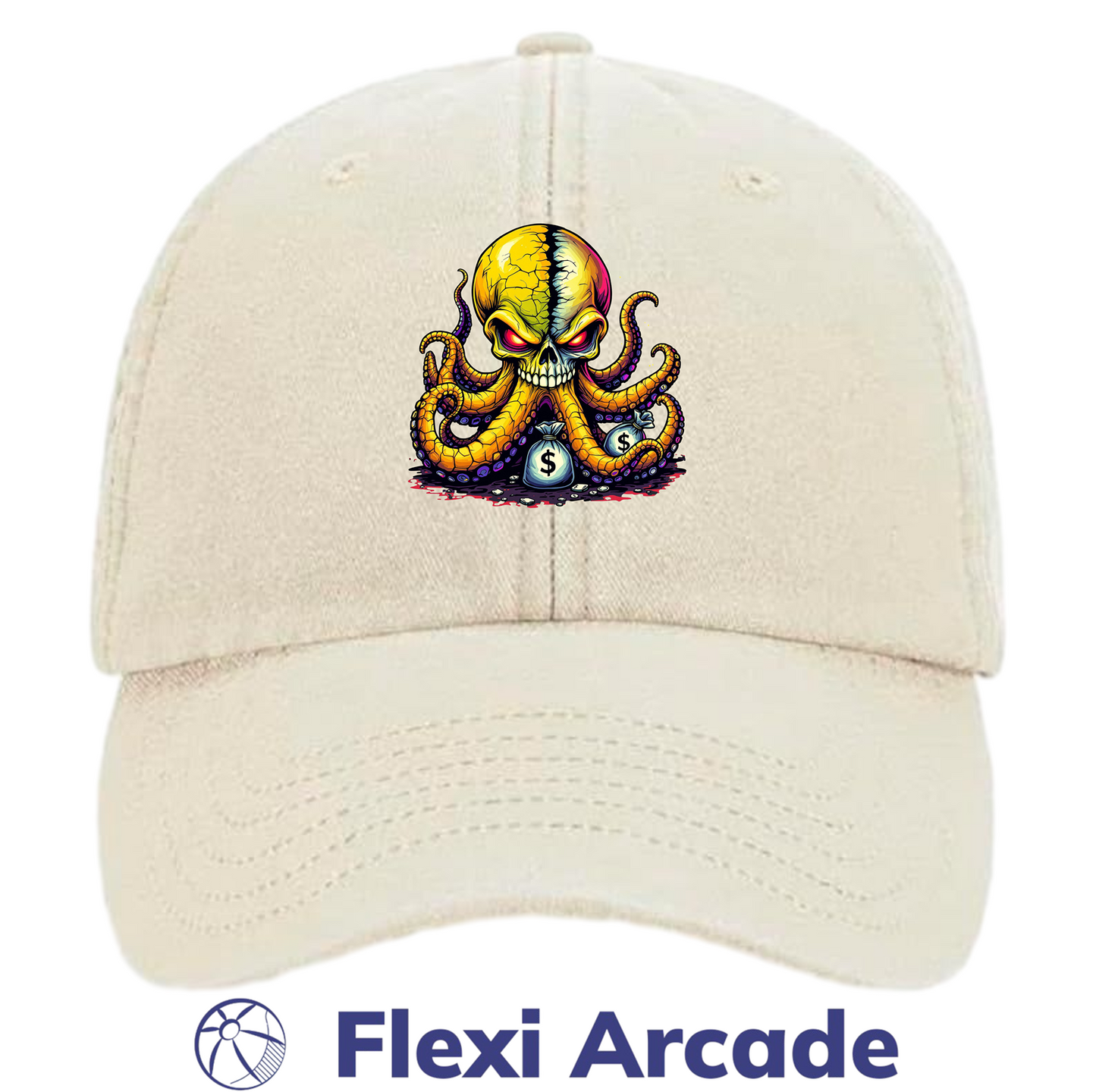π§’ Psycho Octobeast Cap β DTF Printed Vintage Wash Dad Hat