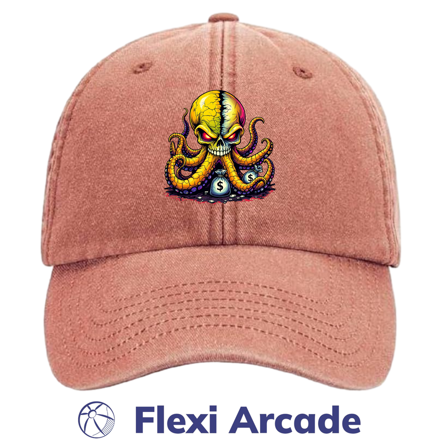 π§’ Psycho Octobeast Cap β DTF Printed Vintage Wash Dad Hat