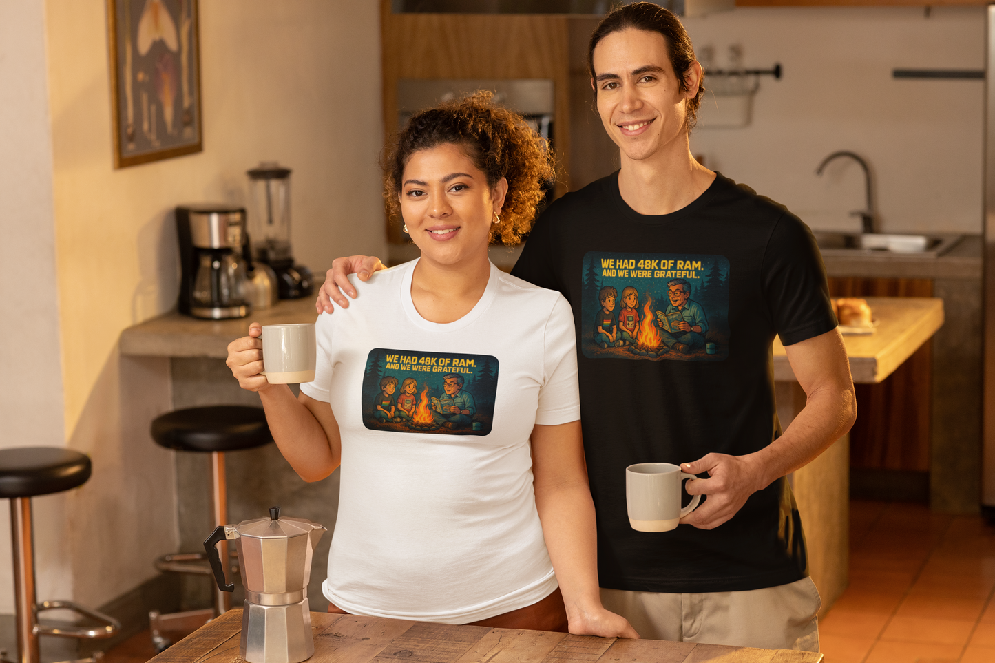 Campfire Horror Stories - We had 48k of Ram – Retro Gaming T-Shirt