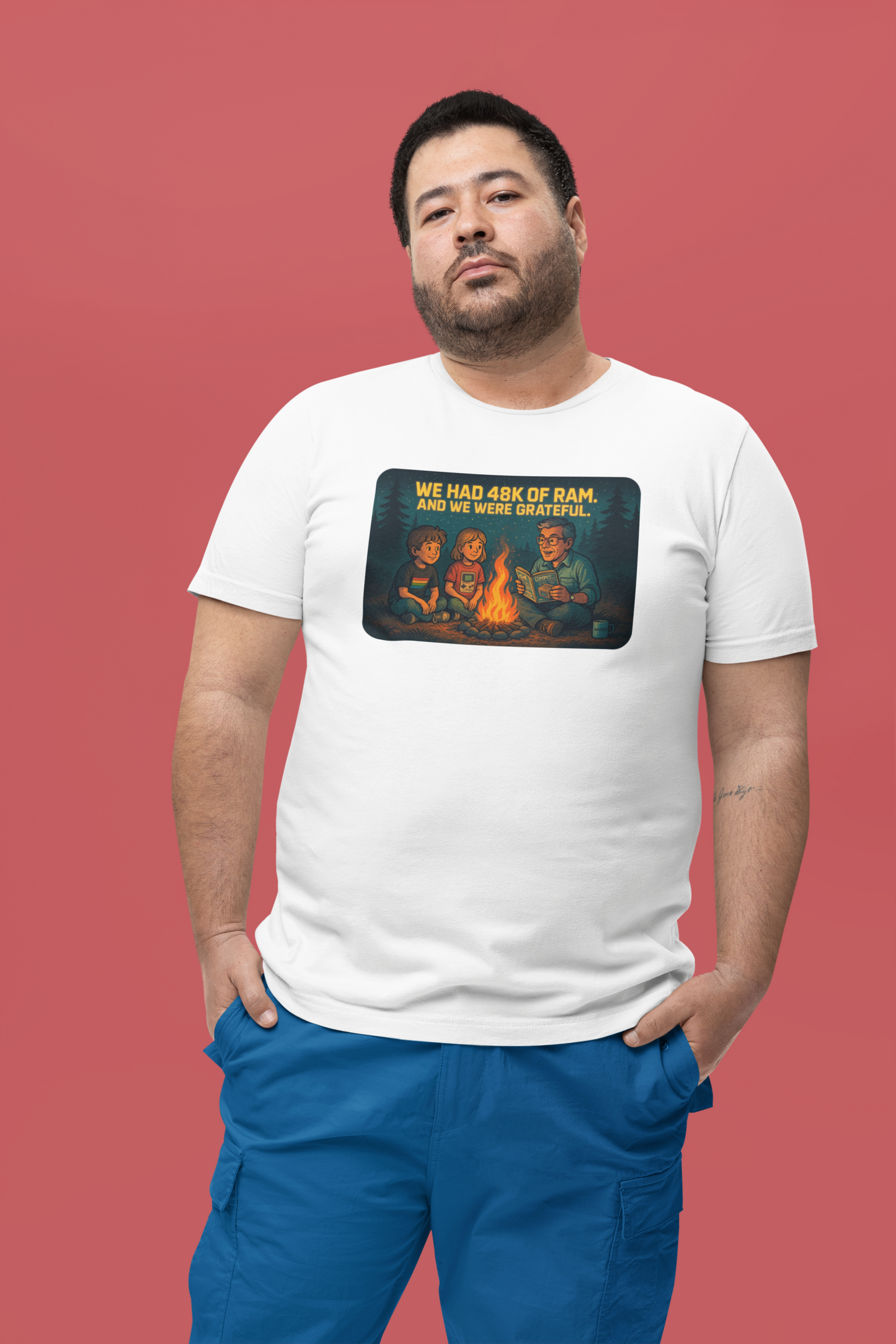 Campfire Horror Stories - We had 48k of Ram – Retro Gaming T-Shirt