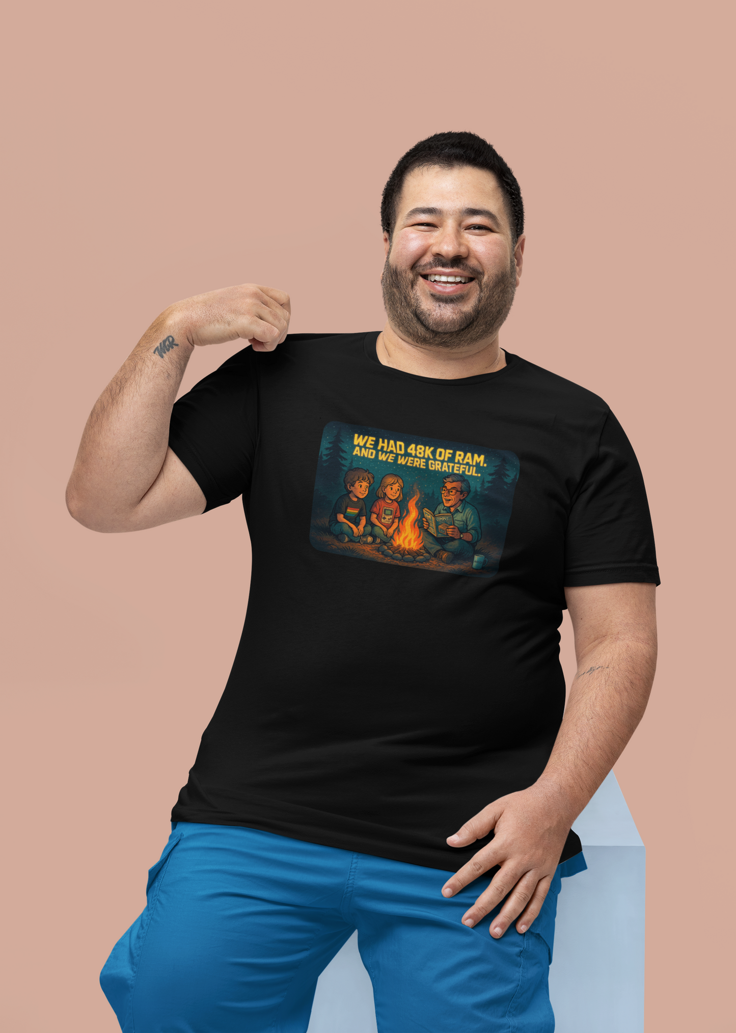 Campfire Horror Stories - We had 48k of Ram – Retro Gaming T-Shirt