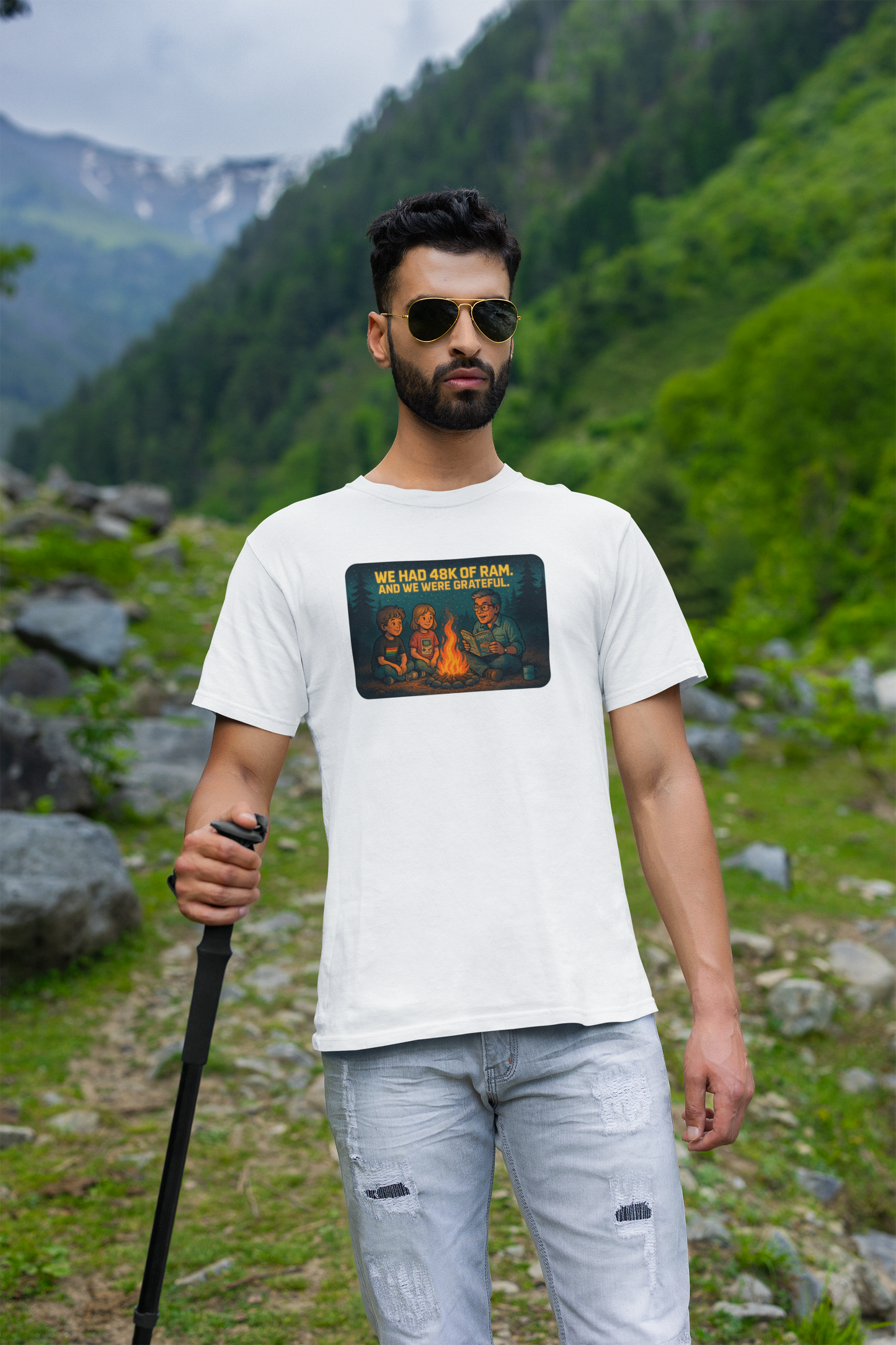 Campfire Horror Stories - We had 48k of Ram – Retro Gaming T-Shirt