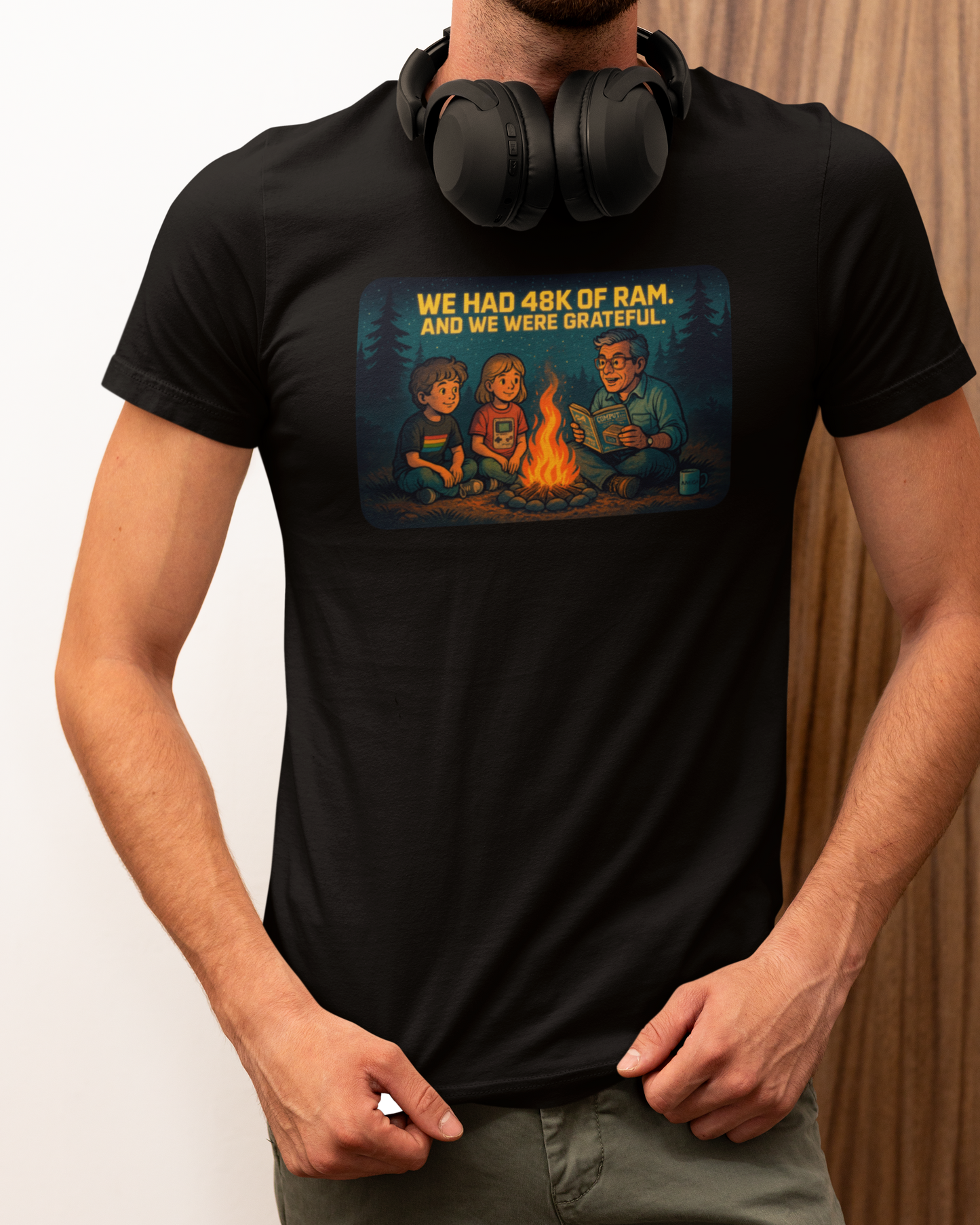 Campfire Horror Stories - We had 48k of Ram – Retro Gaming T-Shirt