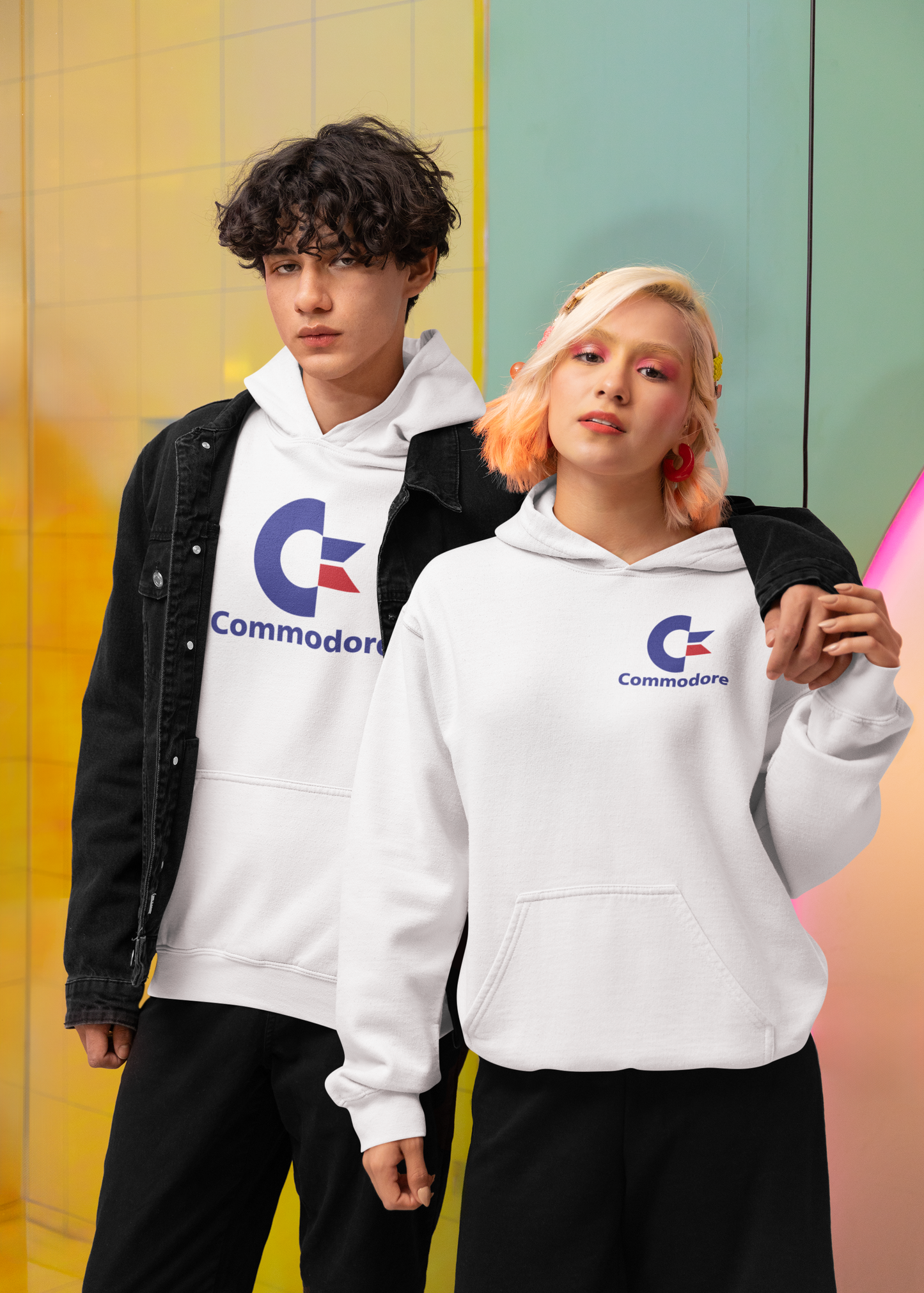 Commodore Logo – Retro Gaming Inspired Hoodie