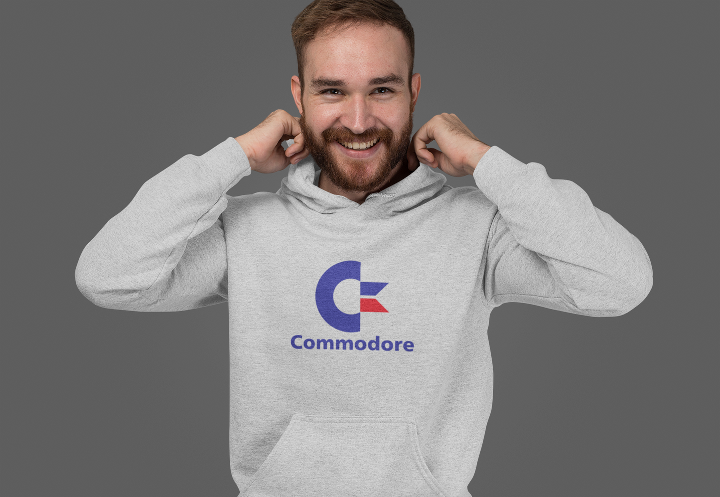 Commodore Logo – Retro Gaming Inspired Hoodie