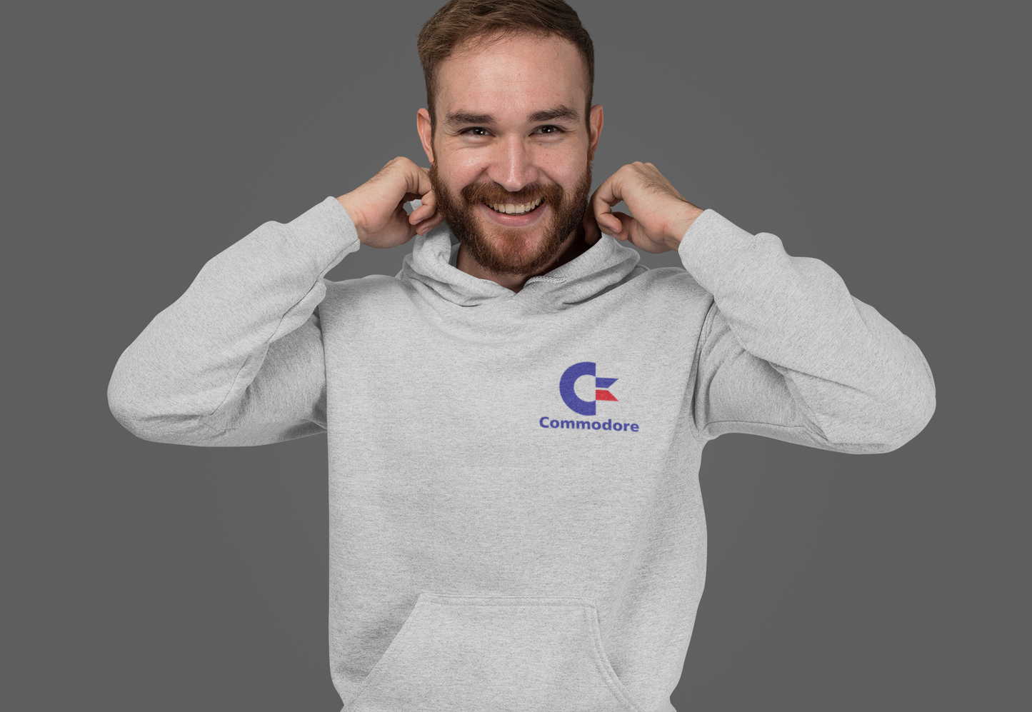 Commodore Logo – Retro Gaming Inspired Hoodie