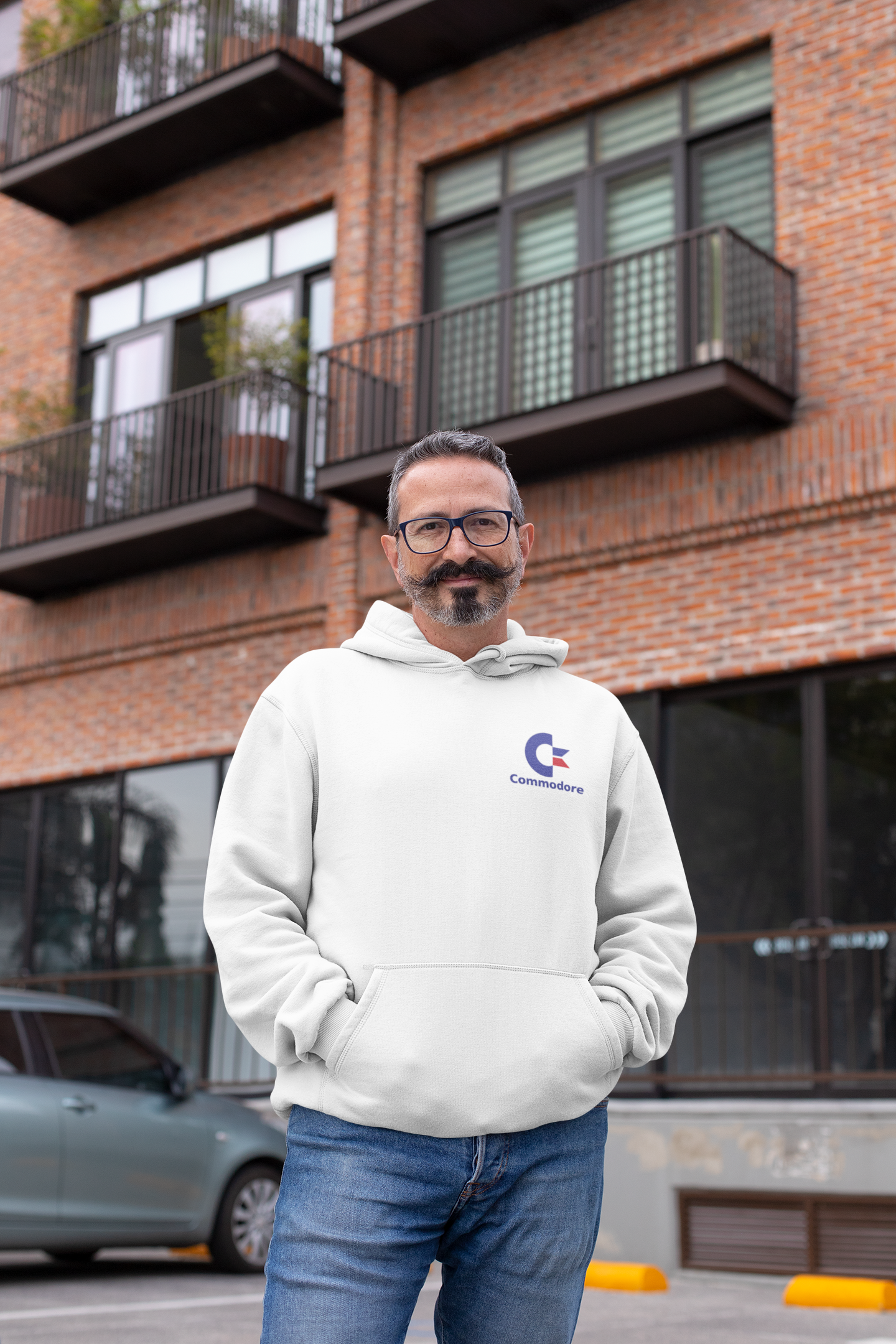 Commodore Logo – Retro Gaming Inspired Hoodie
