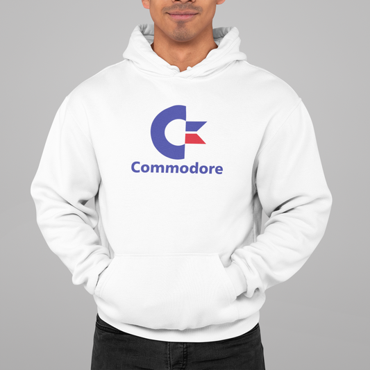 Commodore Logo – Retro Gaming Inspired Hoodie