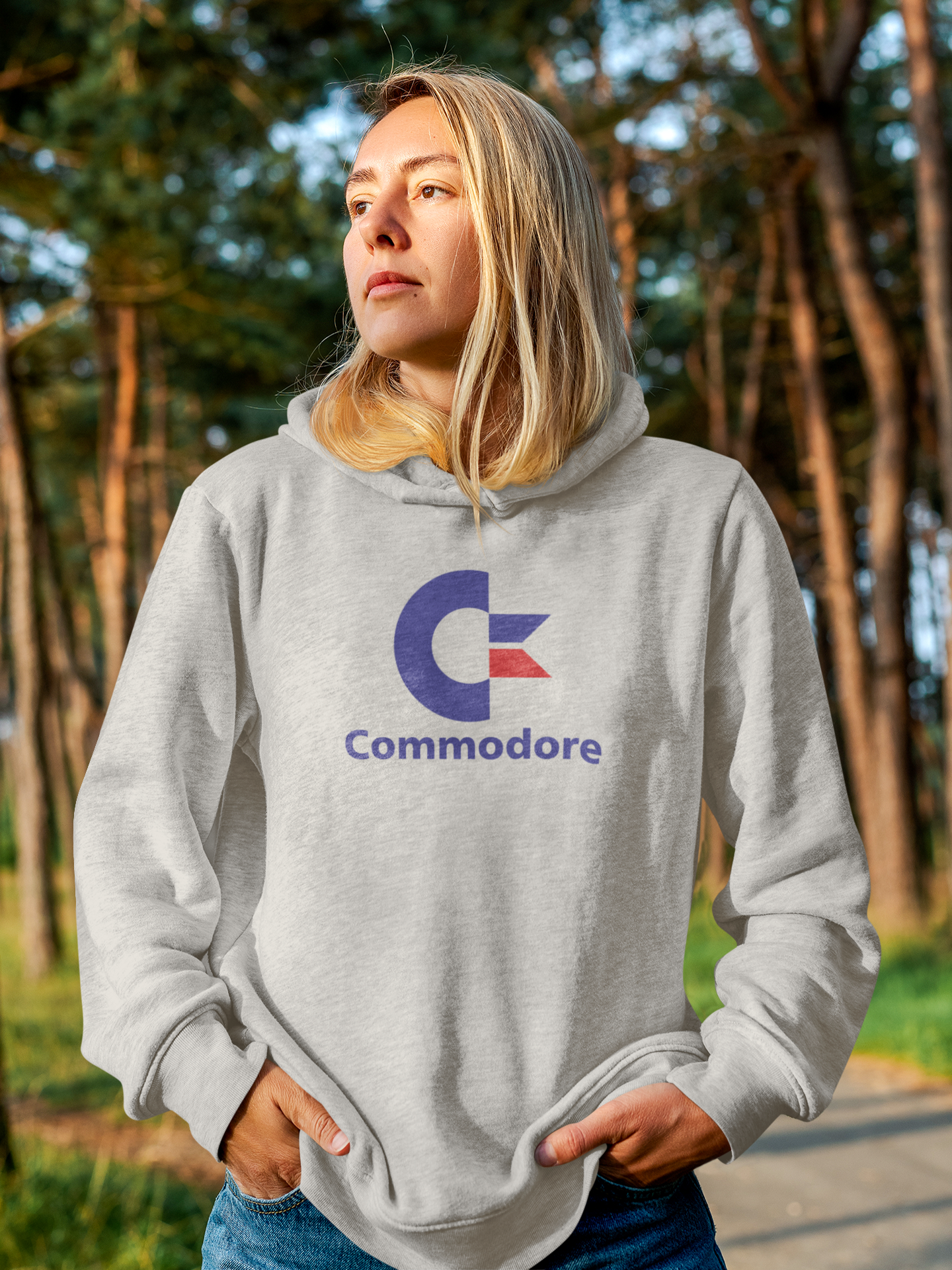 Commodore Logo – Retro Gaming Inspired Hoodie