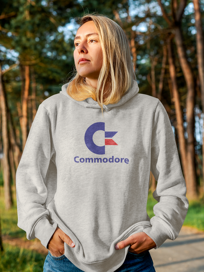 Commodore Logo – Retro Gaming Inspired Hoodie