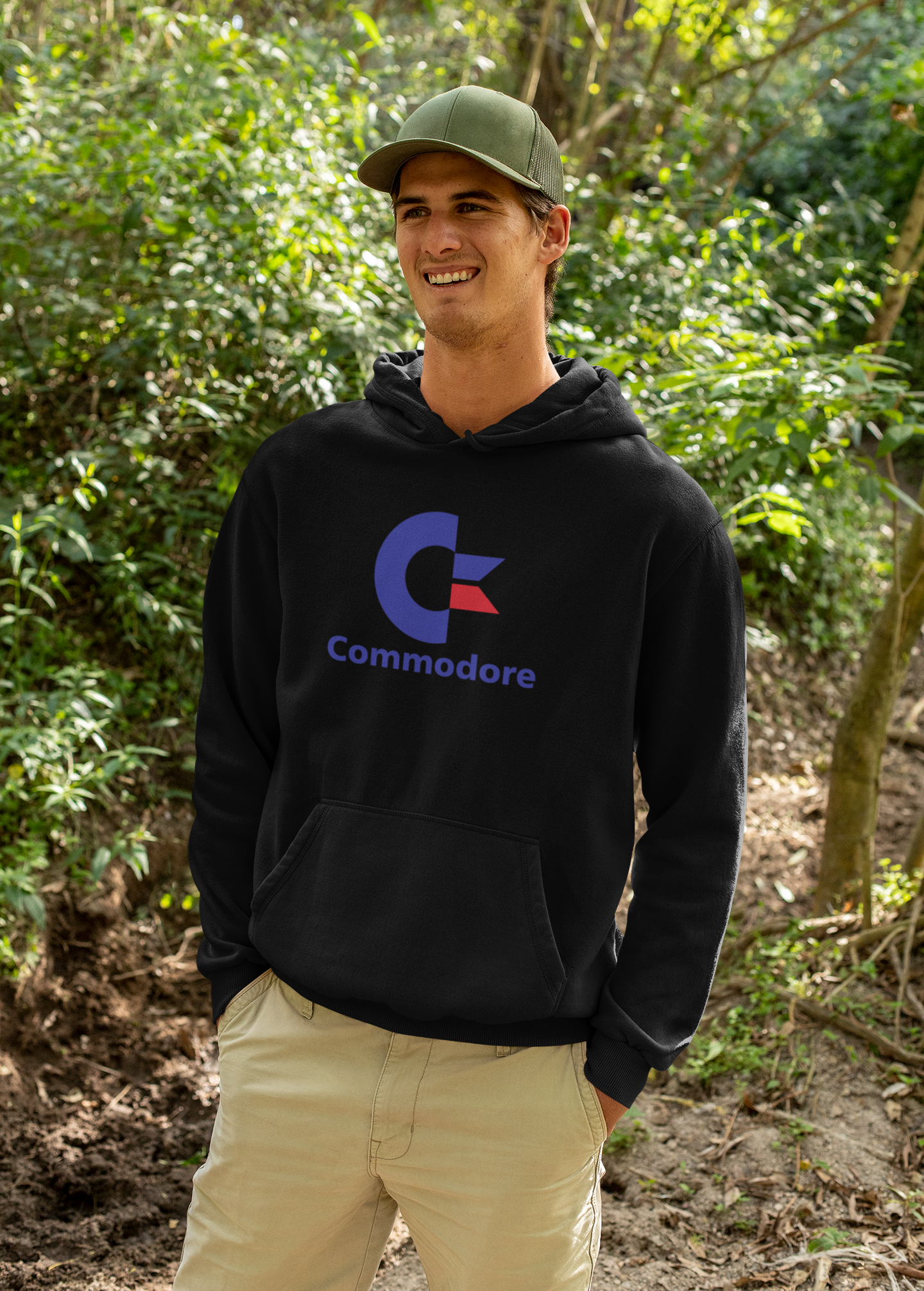 Commodore Logo – Retro Gaming Inspired Hoodie