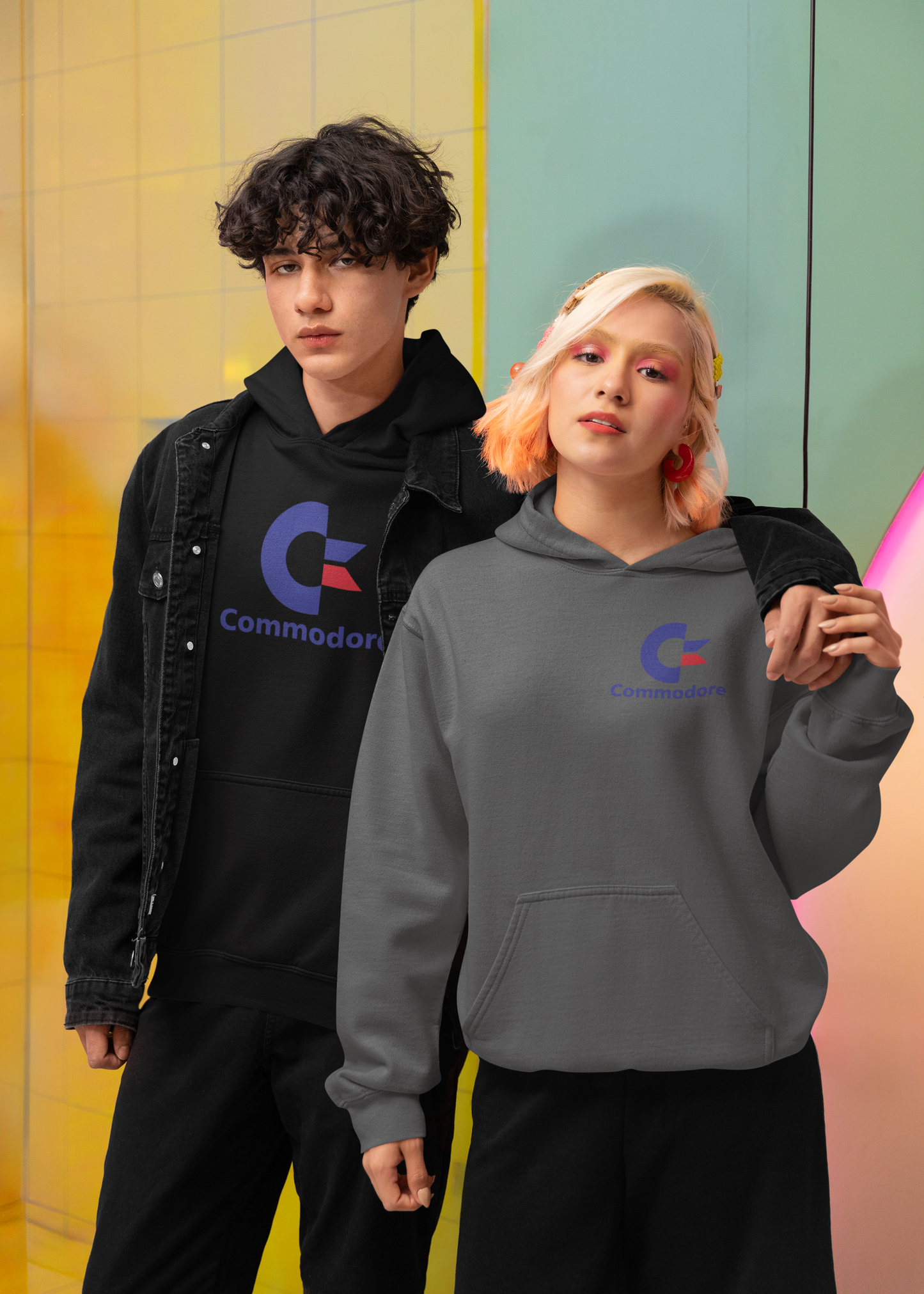 Commodore Logo – Retro Gaming Inspired Hoodie