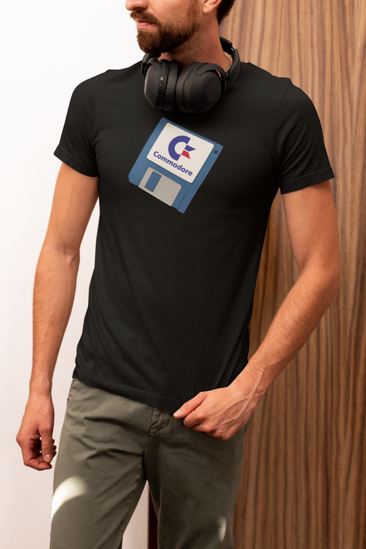 Commodore Floppy – Retro Gaming T-Shirt