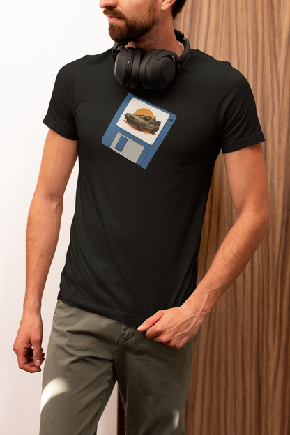 Roads? Where we're going.... Floppy – Retro Gaming T-Shirt
