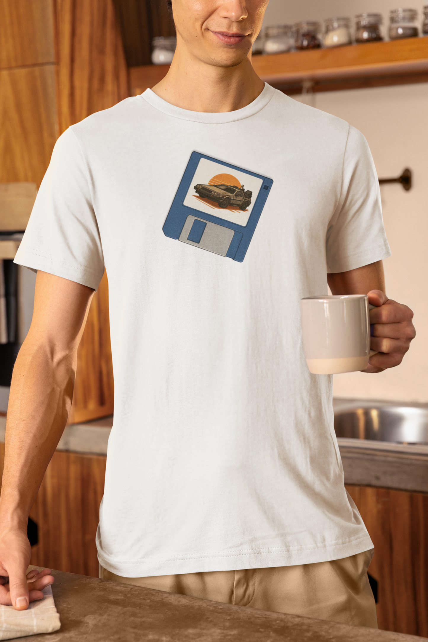 Roads? Where we're going.... Floppy – Retro Gaming T-Shirt