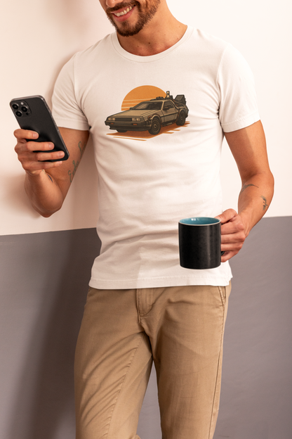 Roads? Where we're going.... – Retro Gaming T-Shirt