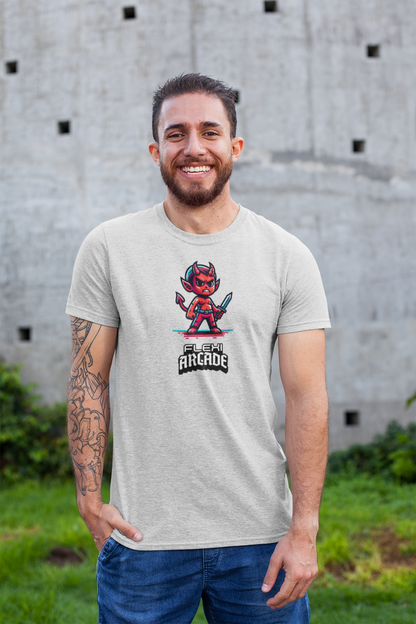 Flexi Arcade: Mini Boss – Flexi Arcade Original - Gamer Tee - Signature Tee