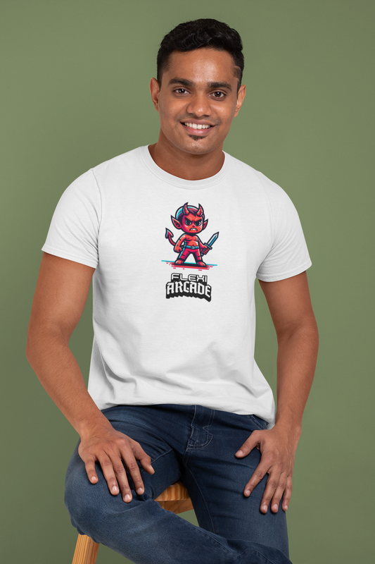 Flexi Arcade: Mini Boss – Flexi Arcade Original - Gamer Tee - Signature Tee