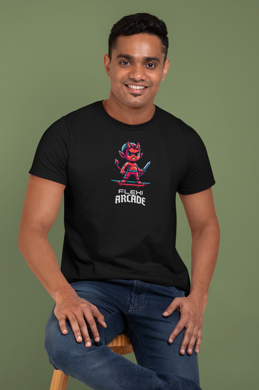 Flexi Arcade: Mini Boss – Flexi Arcade Original - Gamer Tee - Signature Tee
