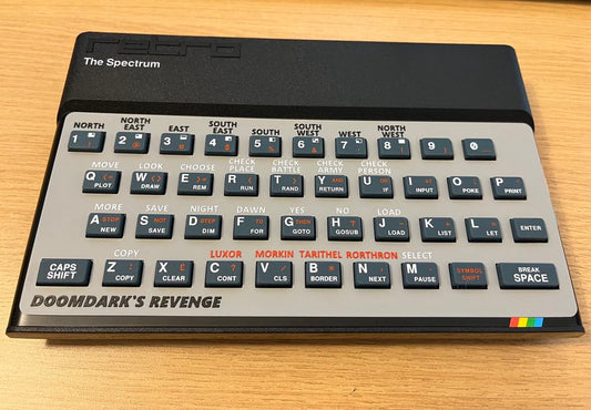 Doomdark's Revenge - Spectrum Keyboard Overlay