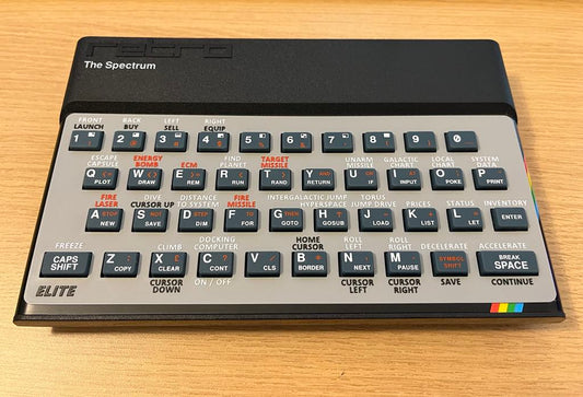 Elite - Spectrum Keyboard Overlay