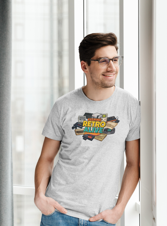Keeping Retro Alive Console Edition – Retro Gaming T-Shirt