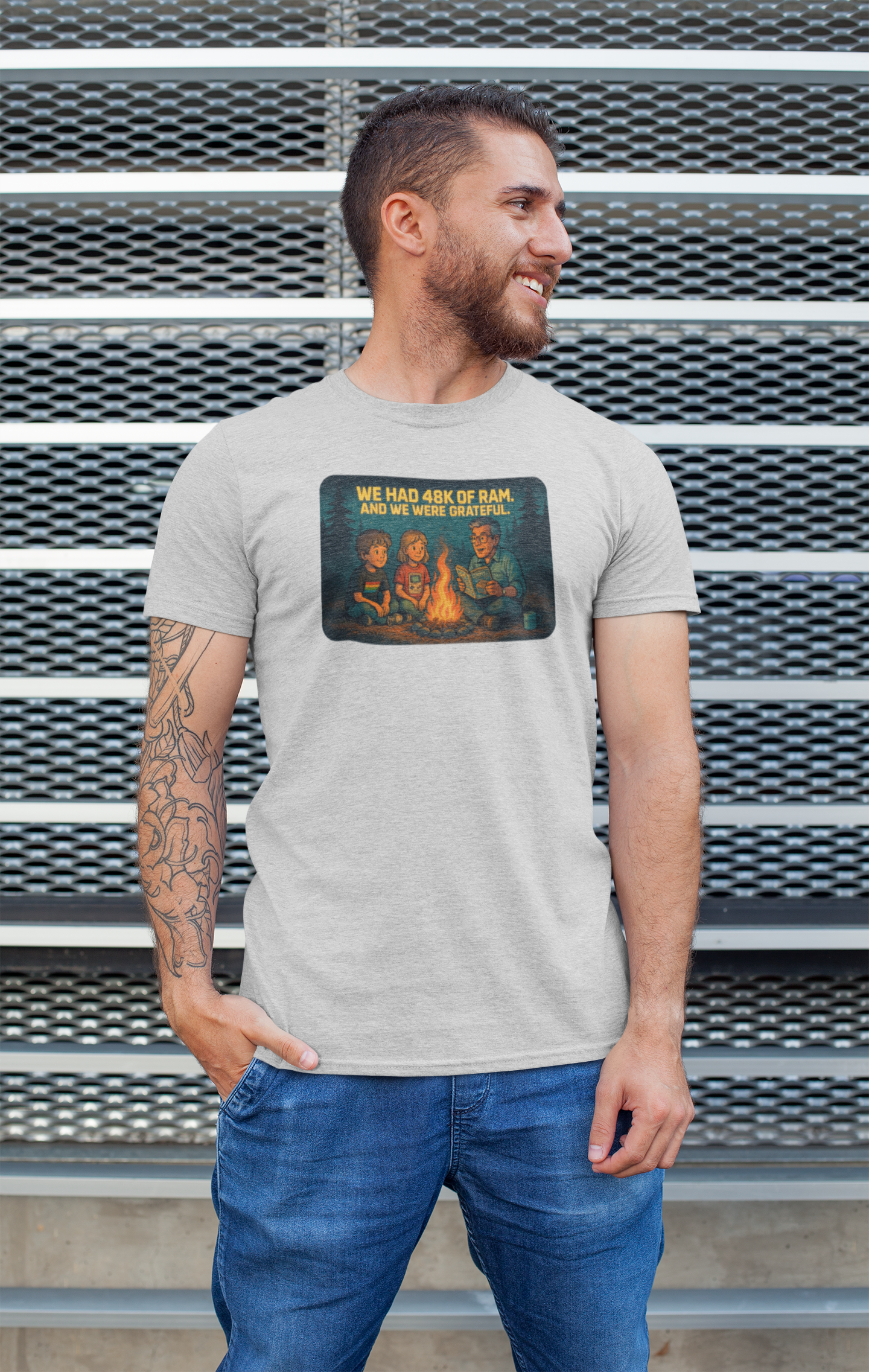 Campfire Horror Stories - We had 48k of Ram – Retro Gaming T-Shirt