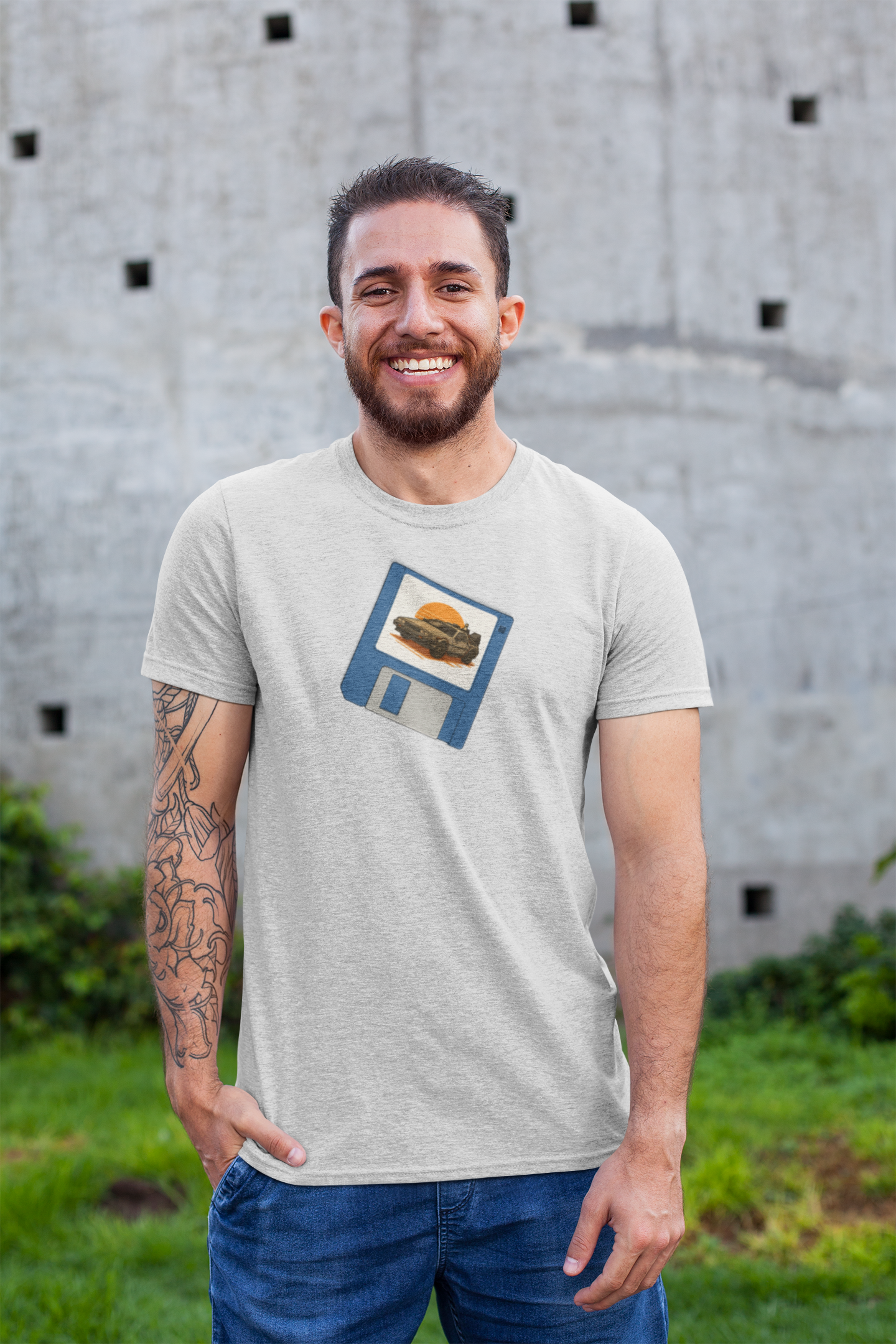 Roads? Where we're going.... Floppy – Retro Gaming T-Shirt