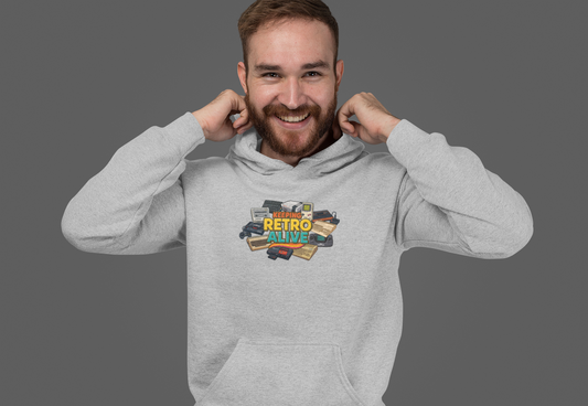 Keeping Retro Alive Console Edition – Retro Gaming Hoodie