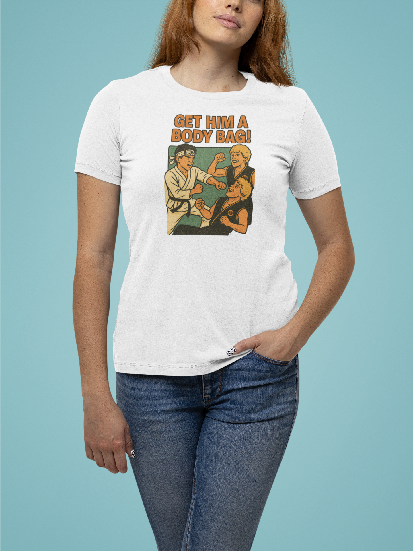 Get Him a Body Bag! – Retro inspired T-Shirt