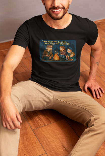 Campfire Horror Stories - Then came the Lenslok – Retro Gaming T-Shirt