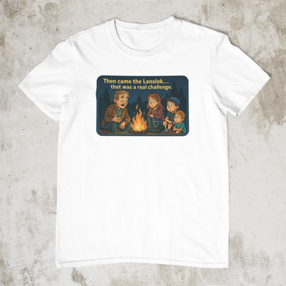Campfire Horror Stories - Then came the Lenslok – Retro Gaming T-Shirt