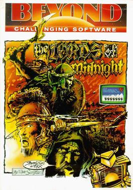 The Lords of Midnight Spectrum Keyboard Template
