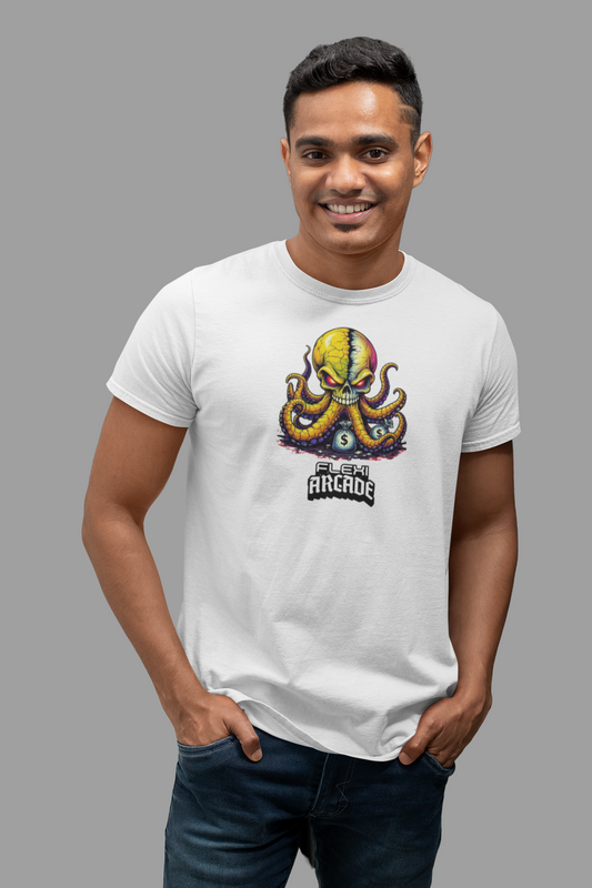Flexi Arcade: Psycho Octobeast - Gamer Tee - Signature Tee
