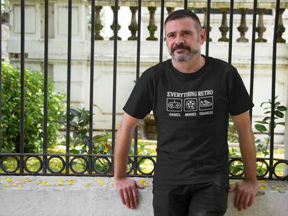 Everything Retro – Premium T-Shirt for Retro & 80s 90s Lovers