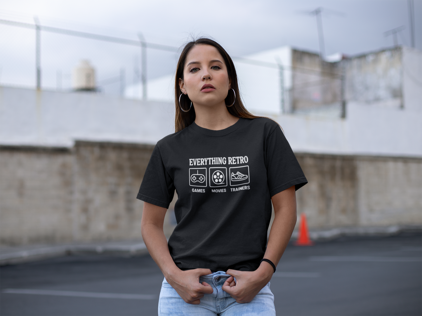Everything Retro – Premium T-Shirt for Retro & 80s 90s Lovers