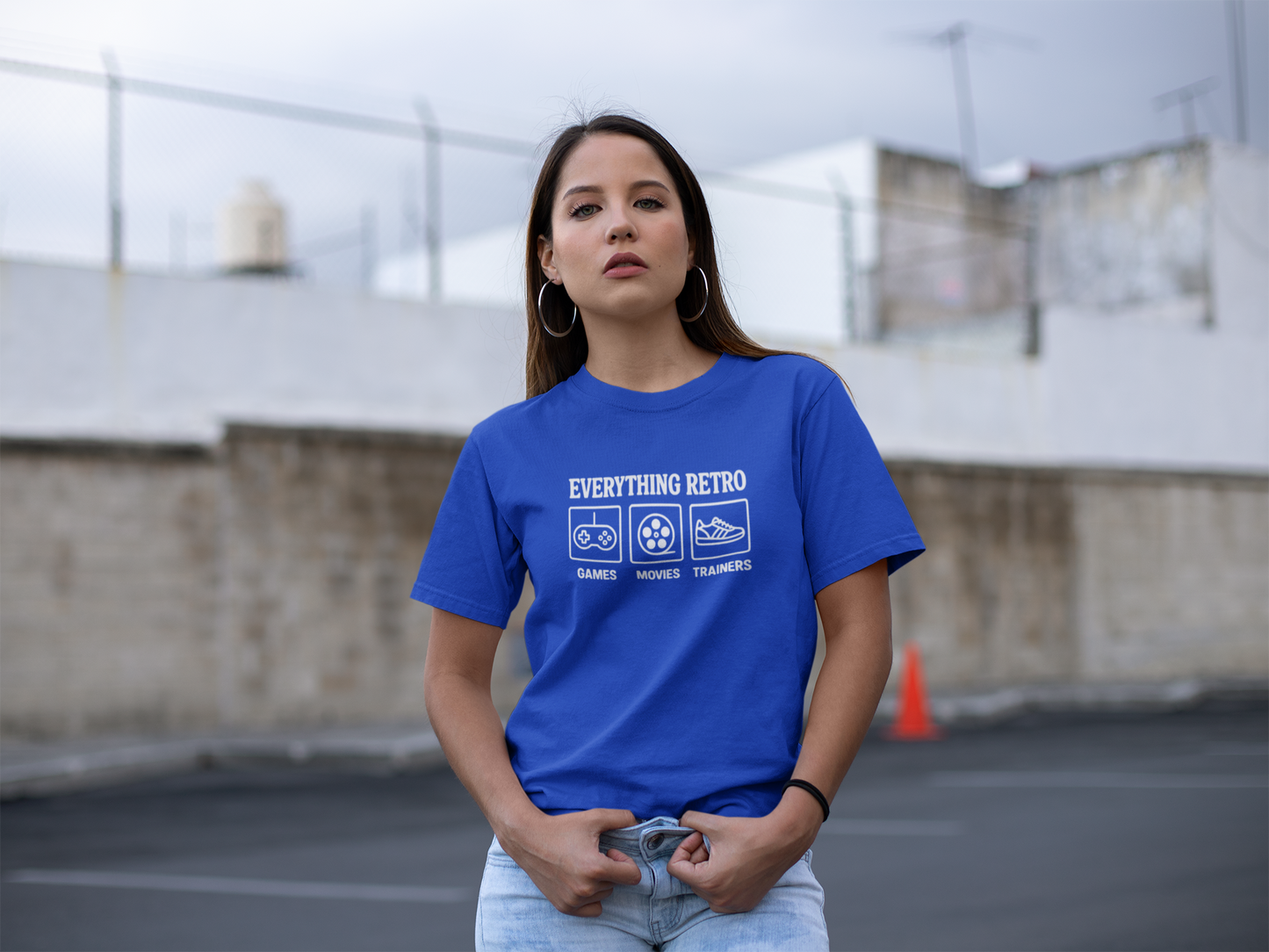 Everything Retro – Premium T-Shirt for Retro & 80s 90s Lovers
