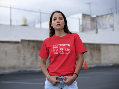 Everything Retro – Premium T-Shirt for Retro & 80s 90s Lovers