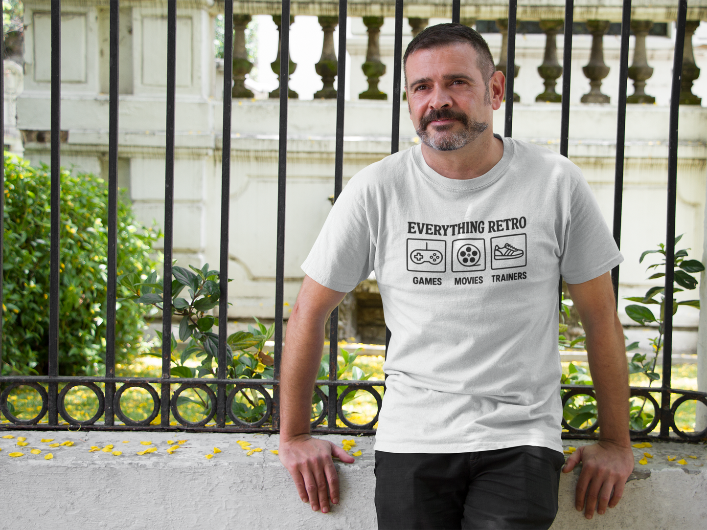 Everything Retro – Premium T-Shirt for Retro & 80s 90s Lovers