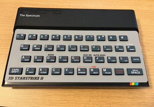 StarStrike II - Spectrum Keyboard Overlay