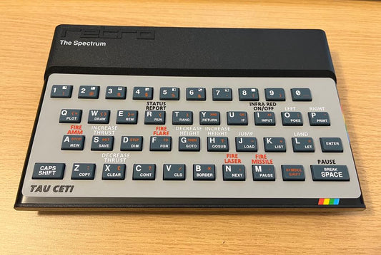 Tau Ceti - Spectrum Keyboard Overlay