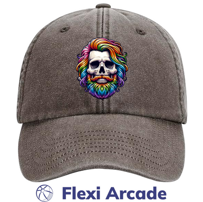 🧢 Rainbow Reaper - Vintage Dad Cap - Flexi Signature Collection