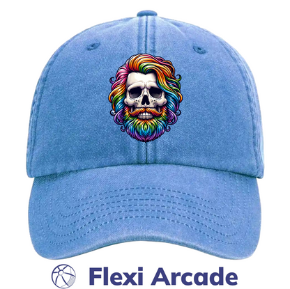 🧢 Rainbow Reaper - Vintage Dad Cap - Flexi Signature Collection