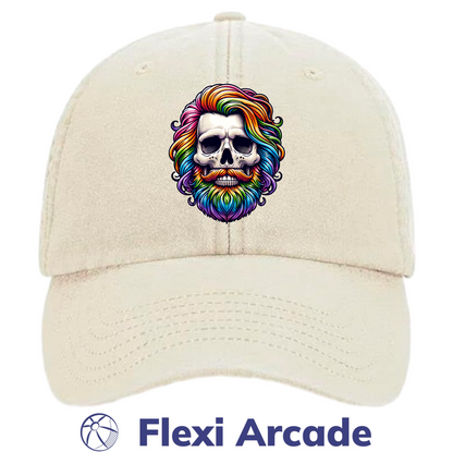 🧢 Rainbow Reaper - Vintage Dad Cap - Flexi Signature Collection